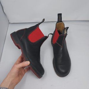 Blundstone Chelsea Black Red Boot